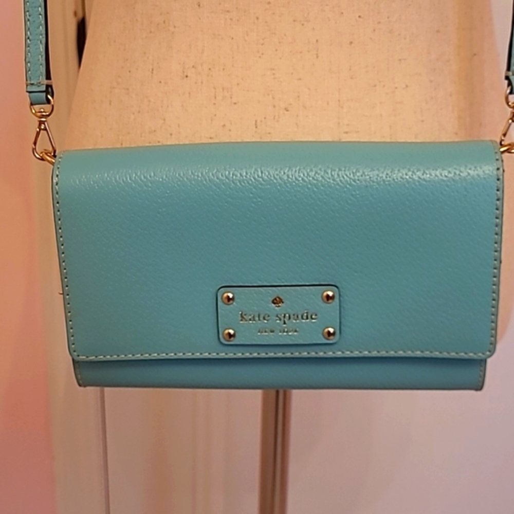 KATE SPADE light blue crossbody - Picture 2 of 6
